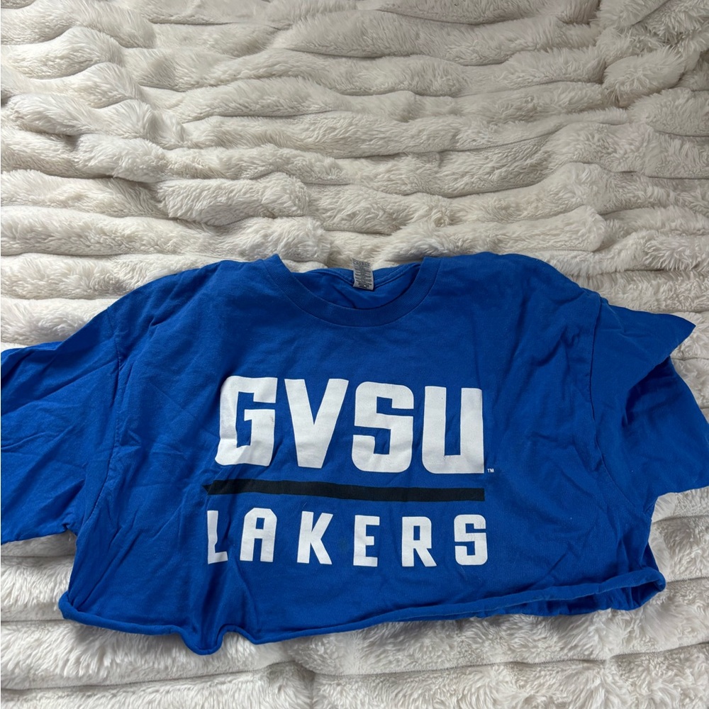 GVSU Gildan Blue Heavy Cotton T-Shirt